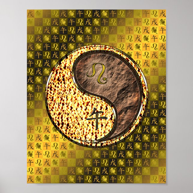 Poster Leo & Earth Horse (Frente)