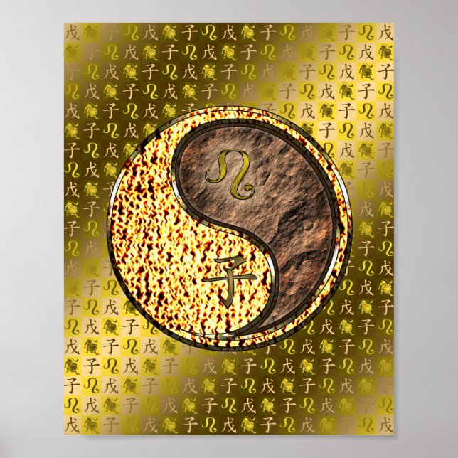 Poster Leo & Earth Rat (Frente)