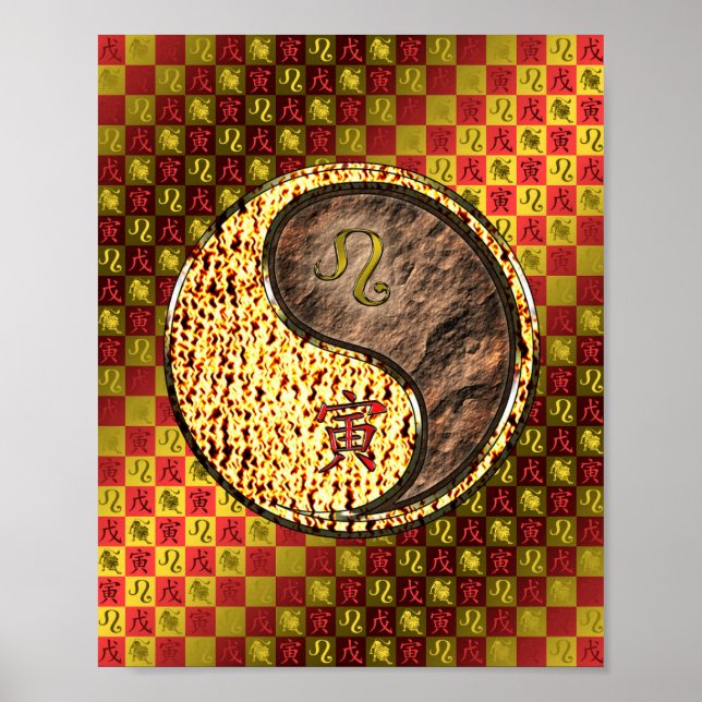 Poster Leo & Earth Tiger (Frente)