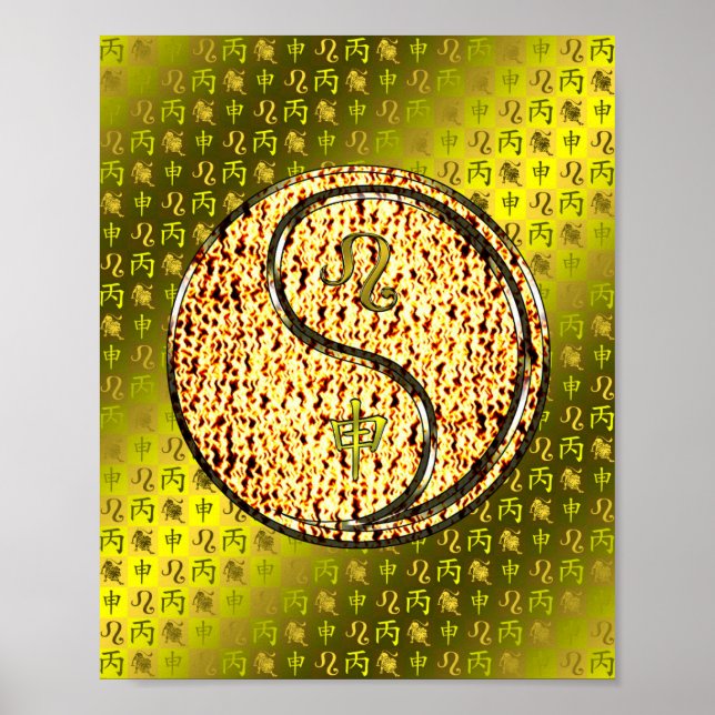 Poster Leo & Fire Monkey (Frente)