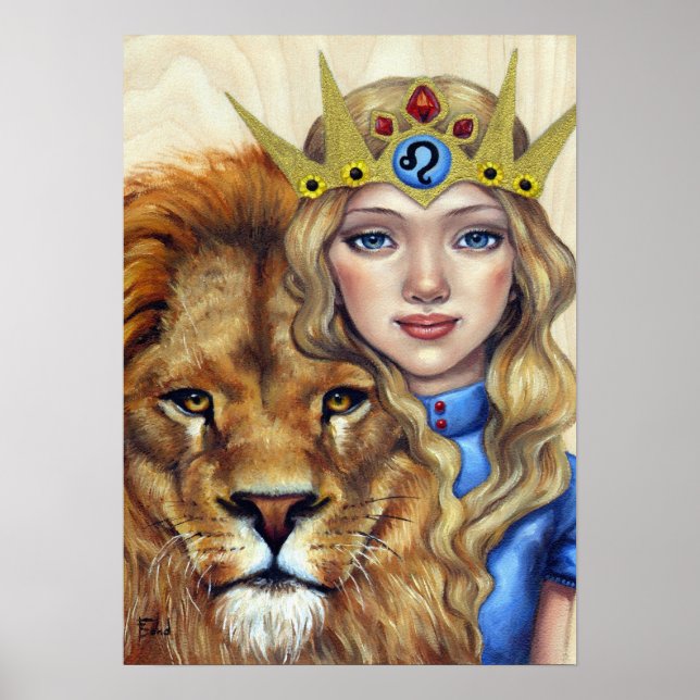 Pôster Leo Girl (Frente)