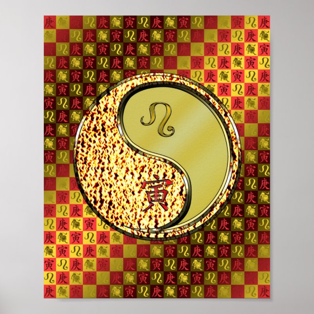 Poster Leo & Metal Tiger (Frente)