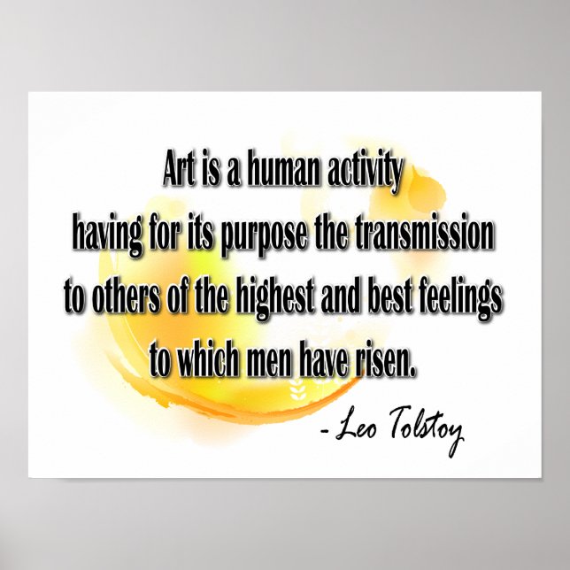 Pôster Leo Tolstoy (Frente)