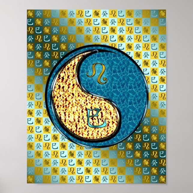 Poster Leo & Water Cobra (Frente)