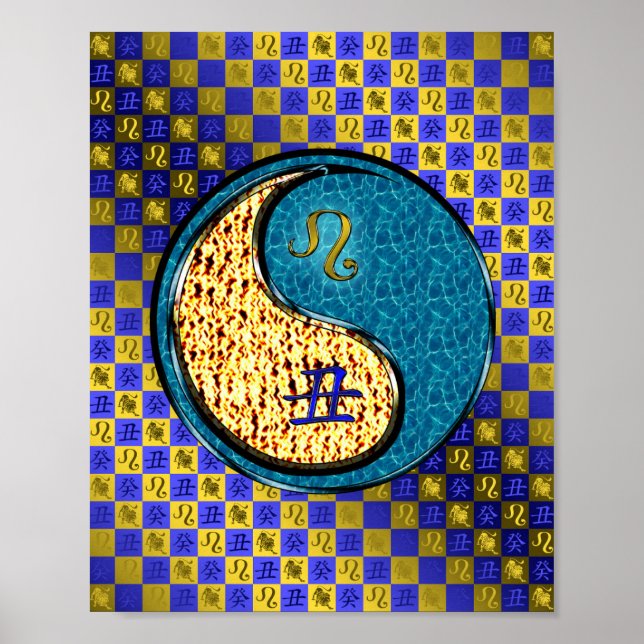 Poster Leo & Water Ox (Frente)