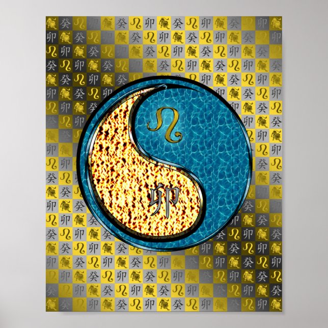 Poster Leo & Water Rabbit (Frente)