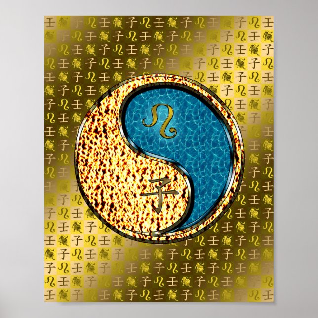 Poster Leo & Water Rat (Frente)