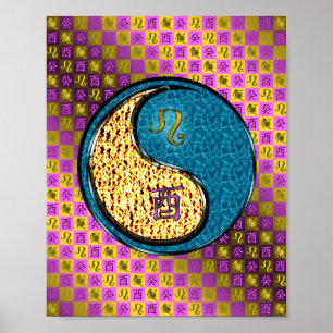 Poster Leo & Water Rooster