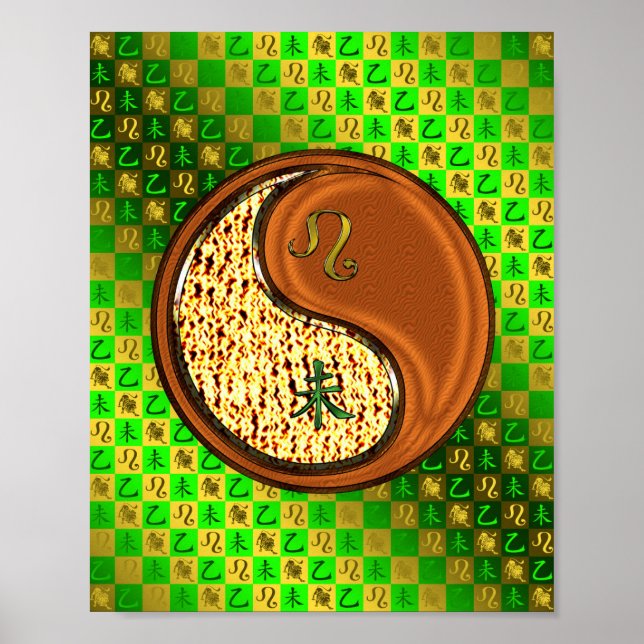 Poster Leo & Wood Goat (Frente)