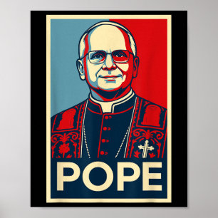 Poster Leo Xiv _ Pop do Papa Roma Cristão Católico