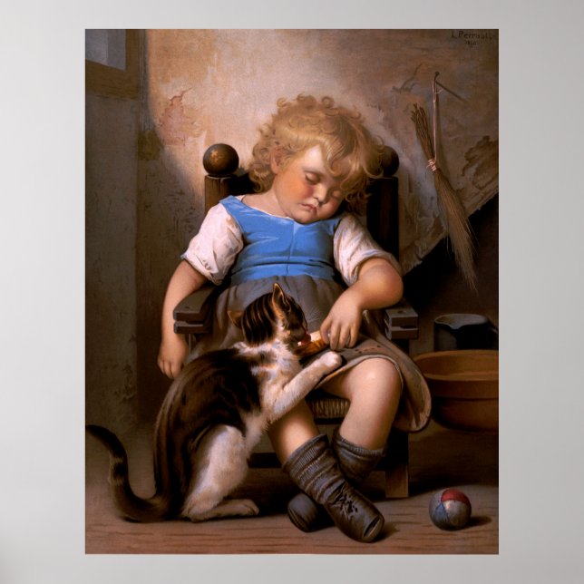 Pôster Léon Bazille Perrault - Sleeper Inconsciente (Frente)