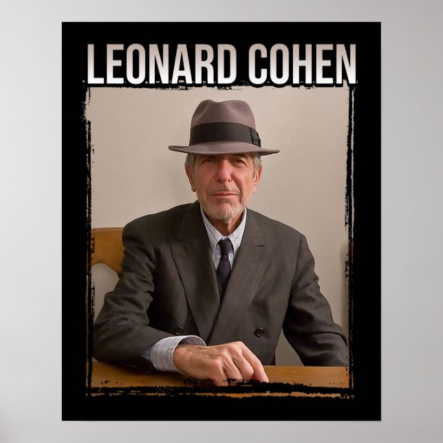 Poster Leonard Cohen Portrait (2) (Frente)