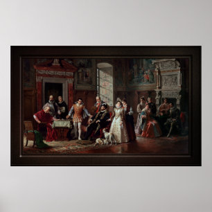 Poster Leonardo da Cutro e Ruy Lopez jogam xadrez