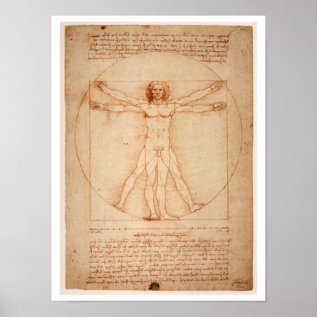 poster LEONARDO DA VINCI (Frente)