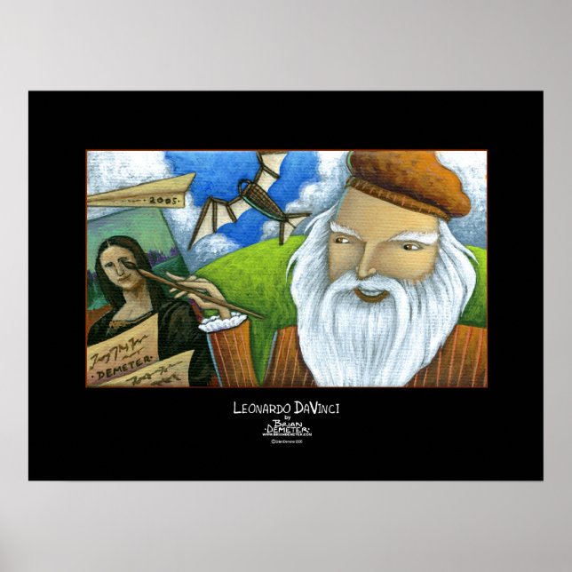 Poster Leonardo da Vinci (Frente)