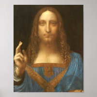 Leonardo Da Vinci Jesus Salvator Mundi