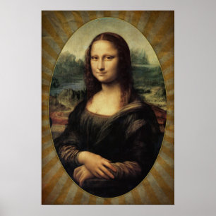 Poster Leonardo da Vinci - Mona Lisa