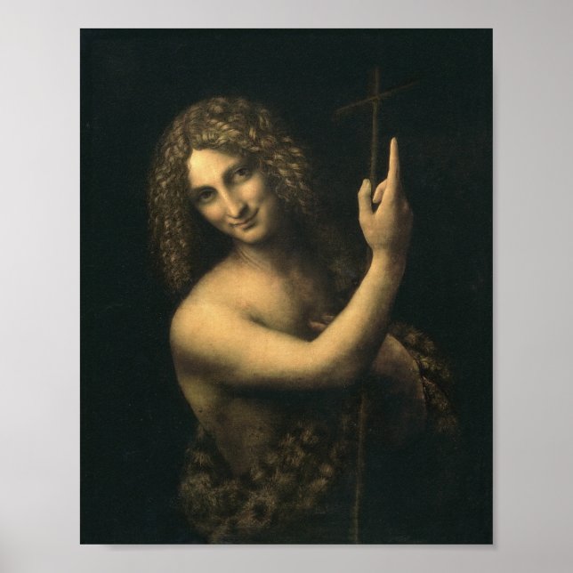 Poster Leonardo Da Vinci - Rua. John The Baptist (Frente)
