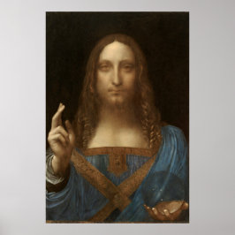 Poster Leonardo da Vinci - Salvator Mundi