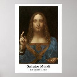 Poster Leonardo da Vinci's Salvator Mundi