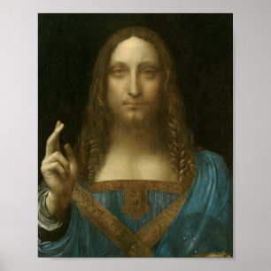 Poster Leonardo da Vinci's Salvator Mundi
