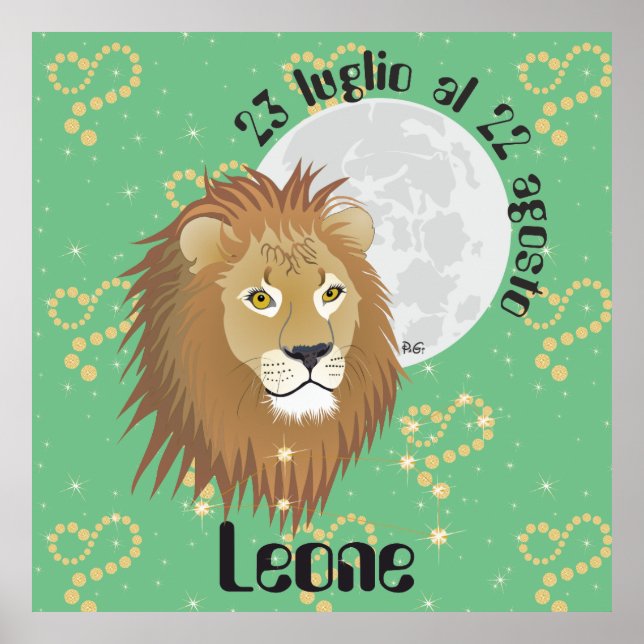Pôster Leone 23 al de 22 posteres luglio agosto (Frente)