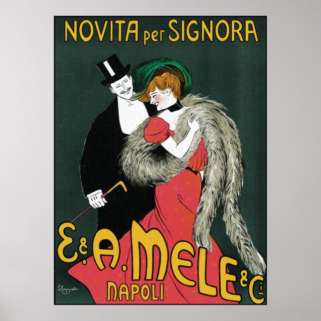 Pôster Leonetto Cappiello Novita Per Signora (Frente)