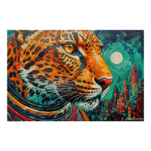 PÔSTER LEOPARD ASTRONAUTA-VOLTANDO PARA CASA 11