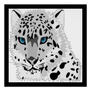 PÔSTER LEOPARD DE NEVE