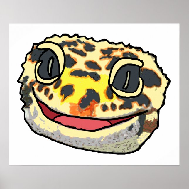 Poster Leopard Gecko (Frente)