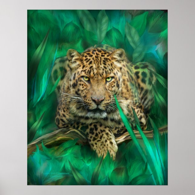 Poster Leopardo - Espírito De Empoderamento Poster/Impres (Frente)