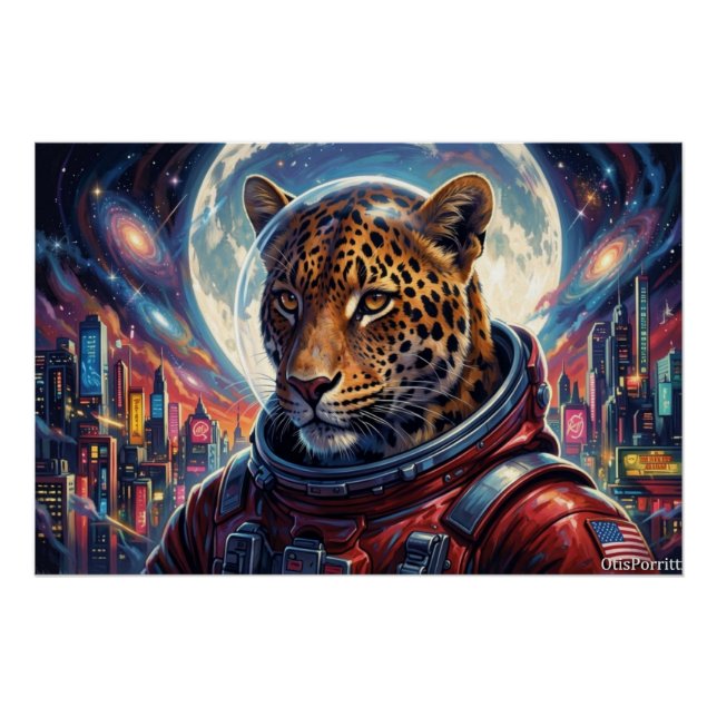 PÔSTER LEOPARDO NA MARGEM DA CIDADE-4 (Frente)