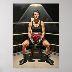 Poster L'ÉPREUVE DE LA BOXEUSE (Ordeal do Boxer)