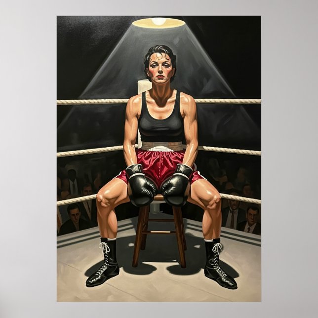 Poster L'ÉPREUVE DE LA BOXEUSE (Ordeal do Boxer) (Frente)