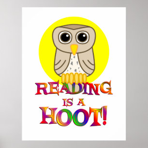Pôster Ler é um Hoot
