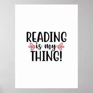 Poster Ler Leitura De Arte É Minha Coisa