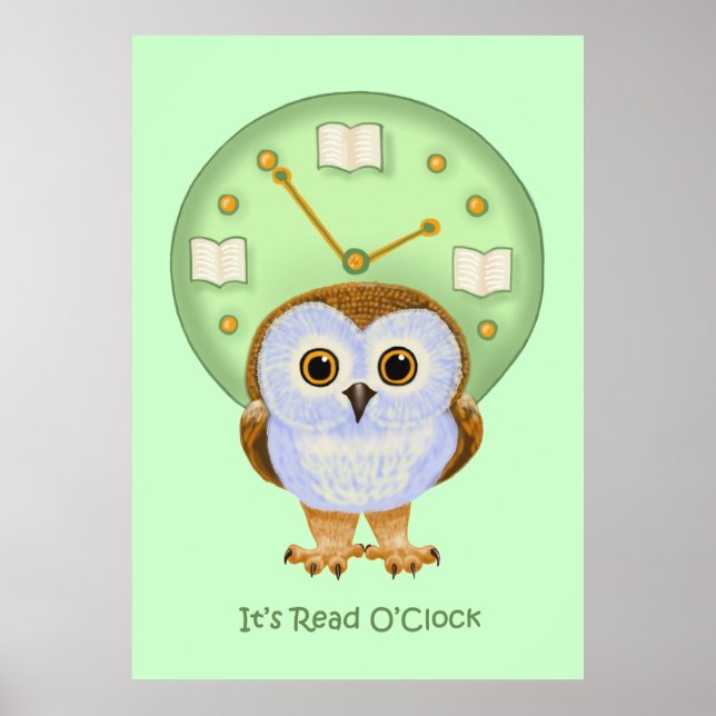 Pôster Ler O'Clock (Frente)