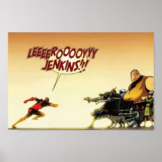 Poster Leroy Jenkins (Frente)