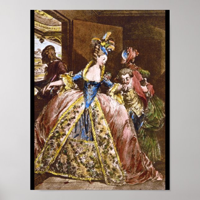 Pôster Les Adieux", Jean Michel Moreau_Engravings (Frente)