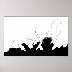 Poster les cheveux de la liberté