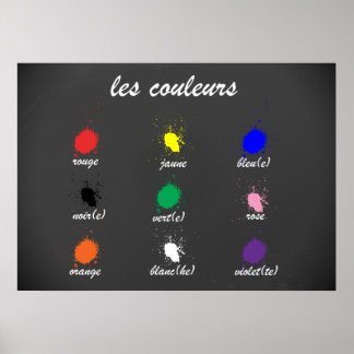 Pôster Les Couleurs (As Cores)