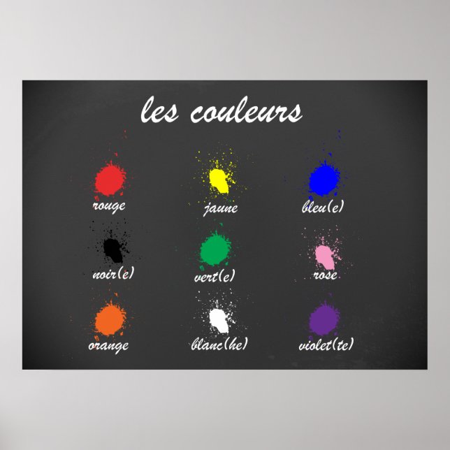 Pôster Les Couleurs (As Cores) (Frente)