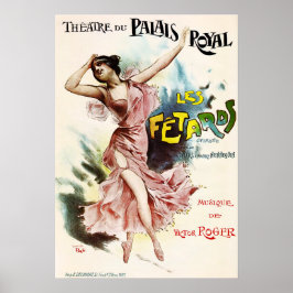 Poster LES FETARDS Opera Theatre Du Palais Royal French