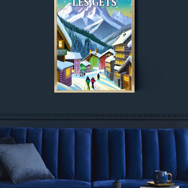 Poster Les Gets : Authenticité Montagnarde (Criador carregado)