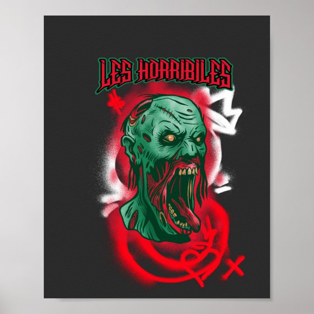 Poster Les Horribiles Monster (Frente)