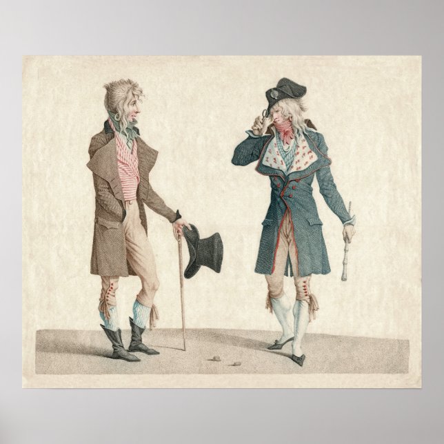 Poster Les Incroyables por Carle Vernet (Frente)