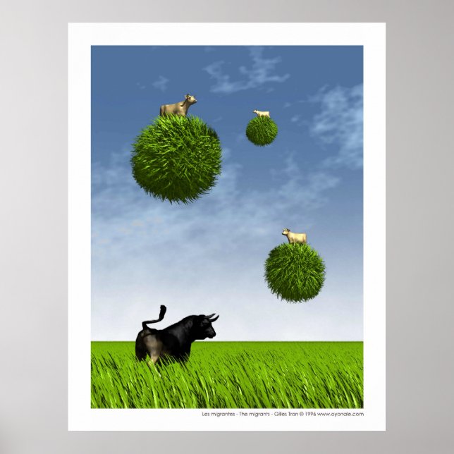 Poster Les migrantes - Os migrantes (Frente)