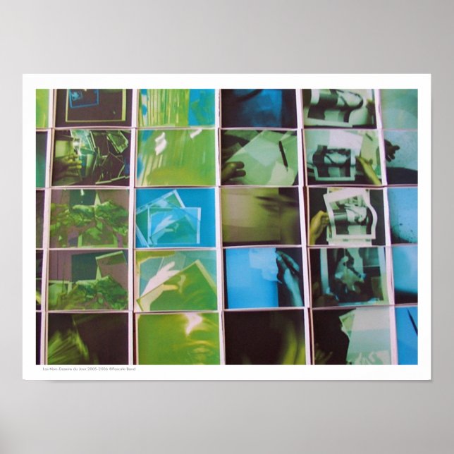 Poster Les Non-Dessins du Jour 2005-2006 Project Wall P (Frente)