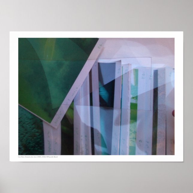 Poster Les Non-Dessins du Jour 2005-2006 Reflexões P (Frente)