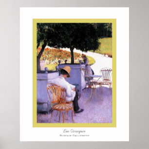 Pôster Les Orangers~ Gustave Caillebotte